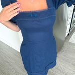 Reformation Evianna Puff Sleeve Linen Mini Dress Photo 3