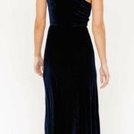 Baltic Born  Tatiana Velvet One Shoulder Maxi Dress New Without Tags Photo 1