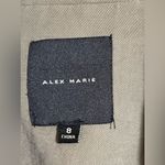 Alex Marie Army Green Waist Tie Coat Utility Jacket Size 8 Photo 6