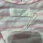 Zimmermann  Size 1  Valour Stripe Blouse $480 Pink Pom Pom Tassel Photo 6