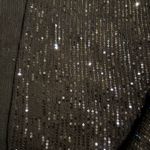 Maeve  Anthropologie Sparkling Black‎ Cardigan M/L Photo 4