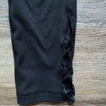Yogalicious  Black Capri Leggings with Cutouts S Photo 2