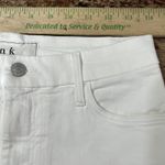 Frank & Eileen  SLIGO Womens Sz 28 White Cotton Stretch Raw Hem Jeans EXC Photo 2