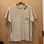 We The Free Tee Shirt Beige Distressed Size XS Photo 2