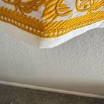 All Row Yellow Embroidered Short Sleeve Mini Shift Dress Size S Photo 7