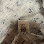 CP Shades  White & Blue Floral 100% Cotton Cap Sleeve Lightweight Tunic Dress Photo 6