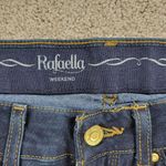 Rafaella Womens Weekend Jean 6 Blue Dark Wash Mid Rise Straight Leg Stretch Photo 8
