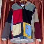 Carhartt patchwork zip up hooded sweatshirt Photo 0