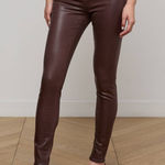 L'Agence  Chocolate Brown Pants Photo 0