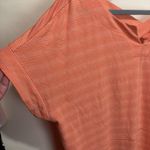 Talbots T by Casual Pullover Dress Orange Stripe Stretch UPF 50+ Cross Back 1X Photo 1