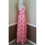 Chi Chi London Coral Poppy Red Floral & Ivory Halter Maxi Dress by Chi Chi Formal Gala Photo 3