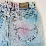 Lee Vintage 90s  Riders Cotton Candy Dyed Pink & Blue Mom Jeans Photo 6