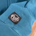 PINK - Victoria's Secret Victoria’s Secret Pink Women’s Small Teal Long Sleeve Button Down Shirt Top Photo 4