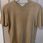 David Hollis Gold Lightweight Sweater Size M Photo 0