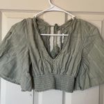 Timing Light Green Crop Top Photo 2