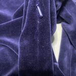 Ralph Lauren Lauren 1/4 zip velour pullover jacket, zipper pockets,purple size L Photo 7