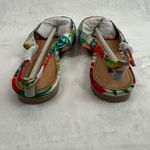 Matiko Hawaiian Print Slingback Flats Pointed Toe Tropical Floral Shoes Size 36 Photo 5