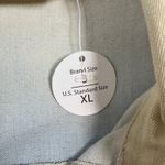 Chico's Denim Vest Women XL Frayed Ombre Fringe Boho Western Button Up Photo 2