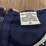 Laurence Kazar Vintage Lawrence Kazan Beautiful Beaded Sequin Blouse Top Shirt Silk Size L Photo 4