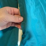 Buckle Teal Long Sleeve Bodysuit Photo 3