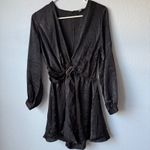 ZARA Black Satin Romper Size XS Photo 1