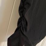EUC Jr. Movement junior’s black thin lightweight cutout cropped ruched top small Size undefined Photo 5