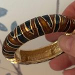 Tiger Striped Stretch Bracelet Gold Photo 0