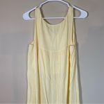 Everlane The Naia Ripple Midi Tank Dress In Pastel Yellow Photo 6