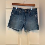 Mother Denim Raw Hem High Photo 1