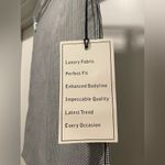 NWT HAVE Fashion Black & White Gingham Plaid Printed Stretchy Fitted Mini Skirt Size M Photo 2