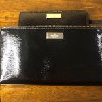 Kate Spade  Electric Black Bixby Place Dome Shaped Satchel and Two Wallets Photo 4