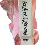 For Love & Lemons NEW Firework Floral Glitter Bra in Satin Pink Photo 4