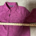 Relativity Petite Pink Faux Suede Embroidered Cutout Button Front Shirt Jacket Size undefined Photo 4
