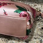 Betsey Johnson  Pink Floral Satchel Is Sweet, Features Crossbody Strap EUC Photo 7