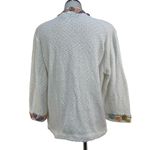 Vintage Nautical Beaded Cardigan Design Options by Philip and Jane Gordon White Size XL Photo 10