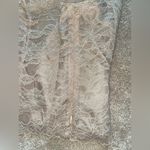 Le Suit vintage tan lace structured tank top Photo 3