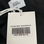 Seven Wonders Cate Black Cream Cotton Mini Dress NWTs size XXL Photo 5