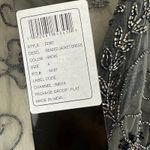 Pisarro Nights Beaded Bolero Shrug Evening Jacket Size 4 Gray Mother of Bride Photo 9