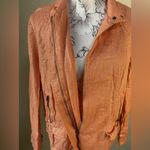 Multiples  shimmer full zip lightweight linen‎ blend blazer. Photo 3