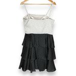 White House | Black Market White House Black‎ Market Dress Polka Dot Removable Straps Ruffle Skirt Size 12 Photo 1