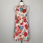 Everly  Boho Floral Sleeveless High-Neck Swing Dress, Sz Small Photo 2