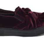 Morelli Burgundy velvet tie top loafers Size 7 Photo 12