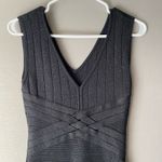 Forever 21 Forever‎ 21 sz S black metallic thread mini sweater dress Photo 8