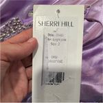 Sherri Hill 55367 Draped One Shoulder Gown Lilac Size 2 Photo 7