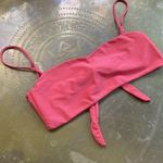 Cami and Jax Orange Bandeau Spaghetti Strap Bikini Top Size Large Photo 4