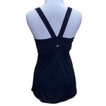 Glyder Black Mesh Baby Doll Halter Tank Top XS Photo 5