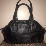 Coach Soho Black Leather Satchel Purse Photo 0