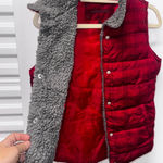 Maurice's Vintage  Red Puffer Quilted Vest Women's Small Medium Photo 6