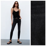 ZARA  HIGH WAISTED SKINNY LEG JEANS SIZE 4/ EUR 36 Photo 1