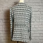 Lucky Brand  Black White Knit Moto Jacket Medium Photo 2